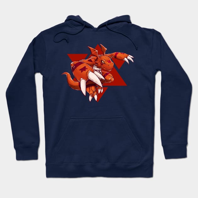 guilmon fanart Hoodie by DigiTeeshrit